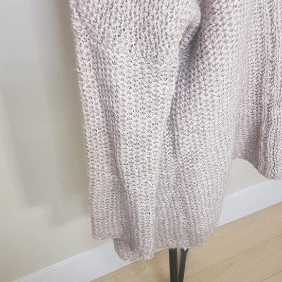 Anthropologie moth alpaca wool acrylic drop shoulder oversized sweater tunic - Picture 4 of 11